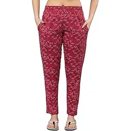 xenios Women’s Cotton Pyjama Pants | Soft Breathable Sleepwear Bottoms with Elastic Waist | STYLE 224-picture-44