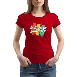 XENOVAURBAN Women's 100% Cotton Printed Regular fit Round Neck T-Shirt WMN-05-picture-28