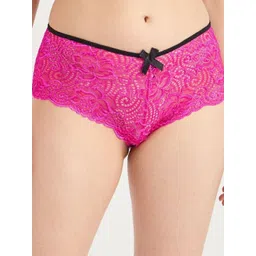 XENZA Mid Rise Boy Shorts Panty XP-PN-05135-RPI-Rose Pink-picture-21