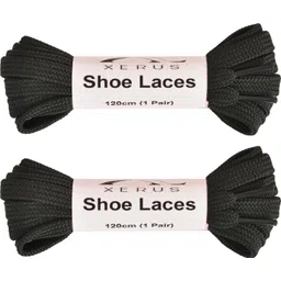 XERUS Shoe Lace Flat Black for canvas sneakers Round boot sport Black Shoe Lace-picture-15