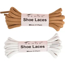 XERUS Shoe Lace Round Camel Tan White For Boot Sport Hiking Shoes Shoe Lace-picture-20