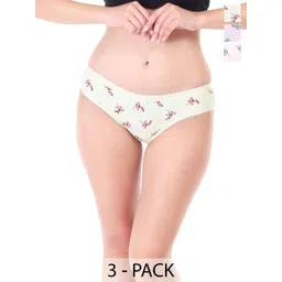 Xjarvis Pack Of 3 Assorted Low-Rise Seamless Hipster Briefs XJ-01-FF-DS-PORGR-3-S-picture-15