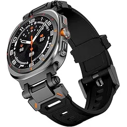 XMUXI Compatible with samsung galaxy watch ultra 47mm Band for Men,Rugged TPU Silicone Sport Strap with Stainless Steel Connector for galaxy ultra 47mm bands-picture-14