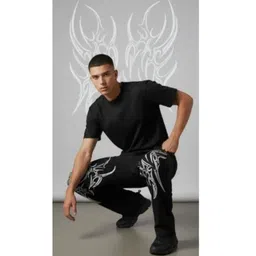 Xpecto Style Men Printed Mid-Rose Track Pants-picture-30