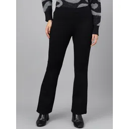 Xpose Women Comfort Flared High-Rise Trousers-picture-20