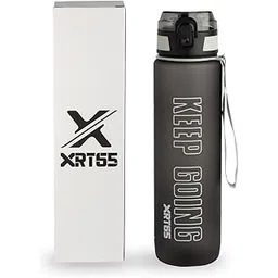 XRT65 Sipper Watter Bottle 1 Ltr, Unbreakable, Leakproof Sipper Water Bottle for Adults, Motivational water bottle for Gym office home, BPA-Free Non-toxic,with Cleaning Brush & Strap (Black)-picture-15