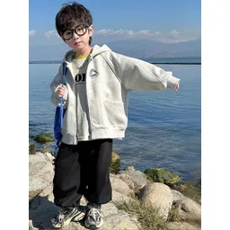 Xsole Boys Brand Logo Lightweight Cape Jacket image 4