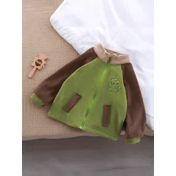 Xsole Boys Colourblocked Lightweight Puffer Jacket with Embroidered-picture-36