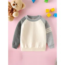 Xsole Boys Colourblocked Round Neck Long Sleeves Pullover Sweater-picture-18