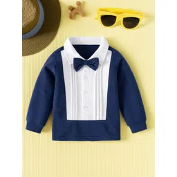 Xsole Boys Colourblocked Shirt Collar Long Sleeves Pullover Sweater-picture-30