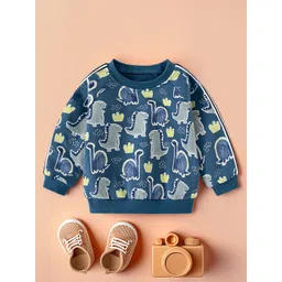 Xsole Boys Conversational Printed Pullover Sweater-image-41