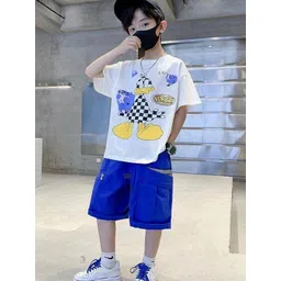 Xsole Boys Graphic Printed Oversized Cotton T-shirt-picture-39