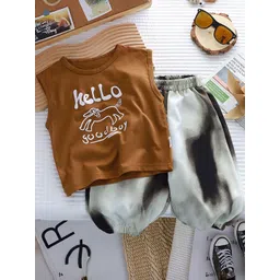 Xsole Boys Printed T-shirt With Trousers-picture-25