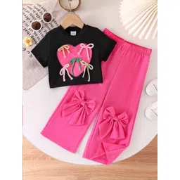 Xsole Girls Embellished T-shirt with Trousers-picture-33