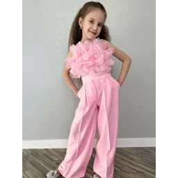 Xsole Girls Embellished Top with Palazzos-picture-23