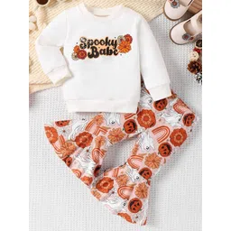 Xsole Girls Printed T-shirt with Trousers-picture-27
