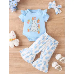 Xsole Girls Printed T-shirt with Trousers-picture-32