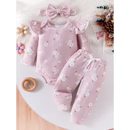 Xsole Girls Printed T-shirt with Trousers-picture-29