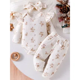 Xsole Girls Printed T-shirt with Trousers-picture-35