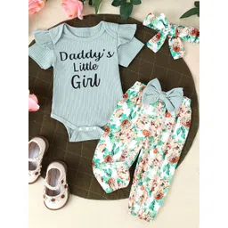 Xsole Girls Printed T-shirt with Trousers-picture-31