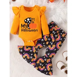 Xsole Girls Printed T-shirt with Trousers-picture-23