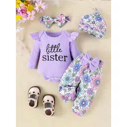 Xsole Girls Printed T-shirt with Trousers-picture-28