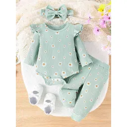 Xsole Girls Printed T-shirt with Trousers-picture-29