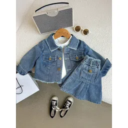 Xsole Printed Top With Skirt Clothing Set-picture-13