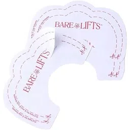 xsource Women's Instant Sagging Bare Breast Boobs Tits Lifts Adhesive Push Up Invisible Splash Proof Strapless Bra Cleavage Control Tape Stickers (Clear, Free Size)- Pack of 10-picture-49