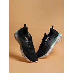 Xtep Men Black Textile Running Non-Marking Shoes-picture-40