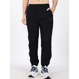 Xtep Men Solid Mid-Rise Loose Fit Training Joggers Track Pants-picture-32