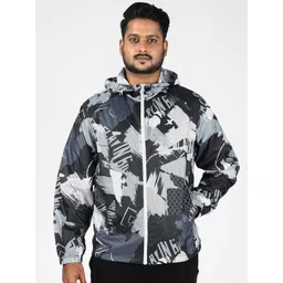 Xtep Printed Hooded Lightweight Sporty Jacket-picture-37