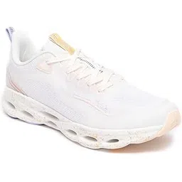 xtep Reactive Coil Technology for Enhanced Energy Transfer, Softpad Insole, Lace up Style, Superior Comfort, Purple & White Reactive Coil Running Shoes for Women-picture-30