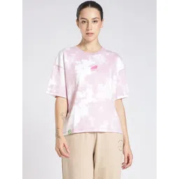 Xtep Tie And Dyed Round Neck GO-DRY Cotton T-shirt-picture-10