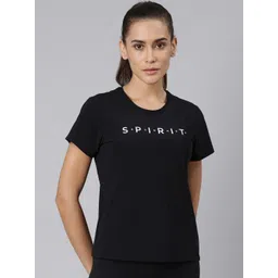 Xtep Typography Printed Everfresh Slim Fit Cotton T-shirt-picture-35