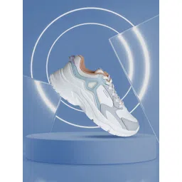 Xtep Women Colourblocked Round Toe Lace-up Sneakers-picture-27