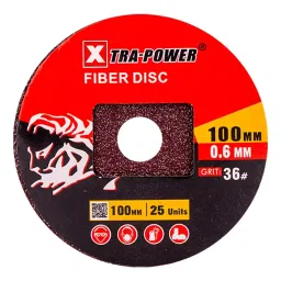 Xtra Power 4inch/100mm Aluminium Oxide #120 Grit Fiber Disc (Pack of 1000)-picture-21