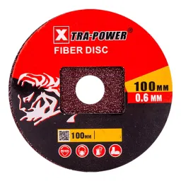 Xtra Power 4inch/100mm Aluminium Oxide #24 Grit Fiber Disc (Pack of 1000)-picture-18
