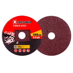 Xtra Power 4inch/100mm Aluminium Oxide #60 Grit Fiber Disc (Pack of 1000) image 3