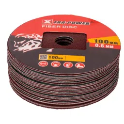 Xtra Power 4inch/100mm Aluminium Oxide #60 Grit Fiber Disc (Pack of 1000) image 4