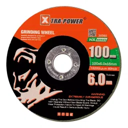 Xtra Power 4inch/100mm Aluminium Oxide Depressed Center (DC) Grinding Wheel NX Series, Thickness 6 mm (Pack of 50)-picture-23