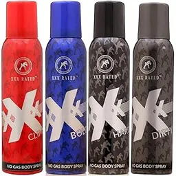 XXX Rated Climax, Bold, Dirty & Hard Body Spray Combo - For Men & Women, 120 ml each-picture-24