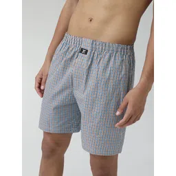 xyxx 100% Super Combed Cotton Checkmate Checkered Men Boxer-picture-15