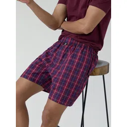 xyxx 100% Super Combed Cotton Checkmate Checkered Men Boxer-picture-14