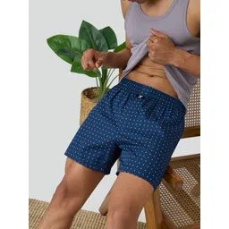 xyxx Astor IntelliEaze Cotton Printed Men Blue Inner Boxer Printed Men Boxer-picture-10