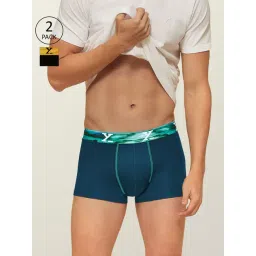 XYXX Black & Blue Micro Modal Trunks - Pack of 2-picture-44