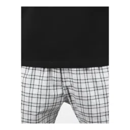 XYXX Black & Steel Grey Regular Fit T-Shirt With Boxers image 4