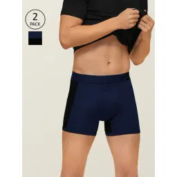 XYXX Blue & Black Trunks - Pack of 2-picture-24