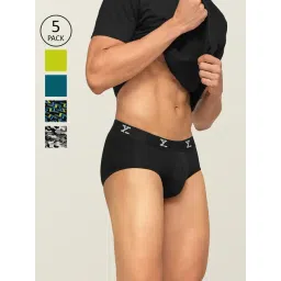 XYXX Blue, Black & Yellow Skinny Fit (Pack of 5)-picture-41