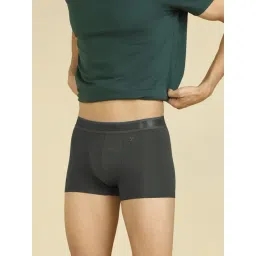 XYXX Charcoal Grey Cotton Regular Fit Trunks-picture-10